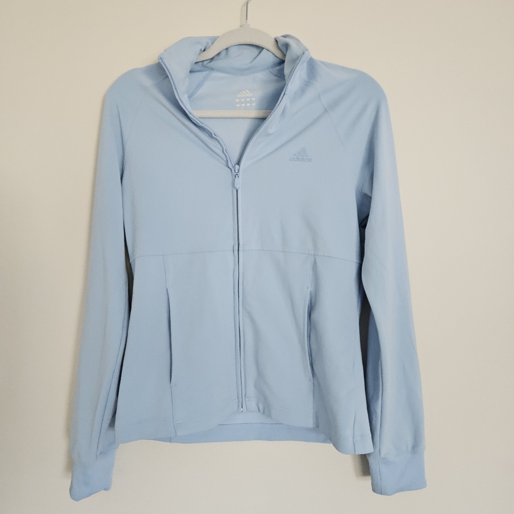 ADIDAS Track Running Jacket Blue Medium M